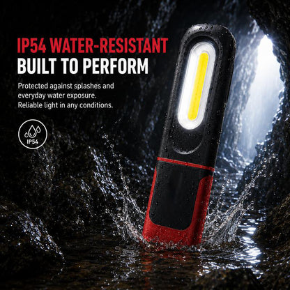 Laddningsbar COB LED-arbetslampa – Magnetisk bas & 360° rotation