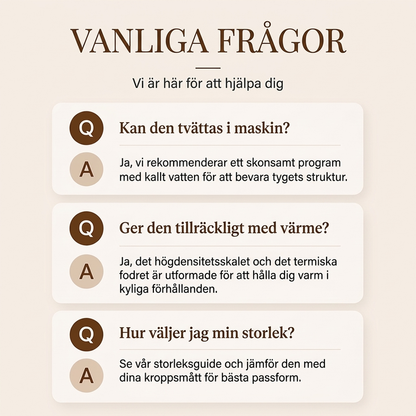 Varmt vinterväst med stående krage för kvinnor