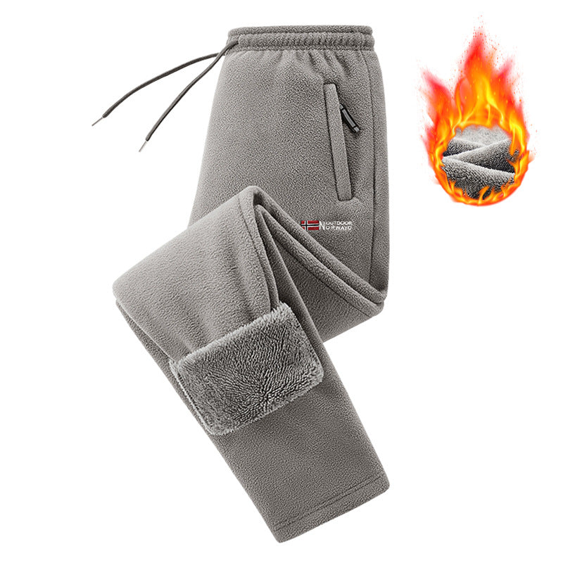 Unisex tjockare varma fleecebyxor