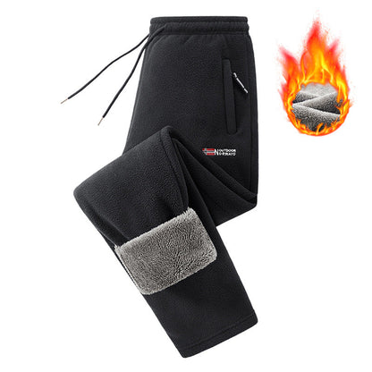 Unisex tjockare varma fleecebyxor