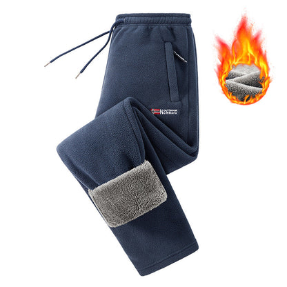 Unisex tjockare varma fleecebyxor