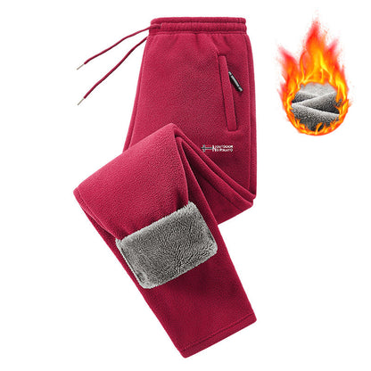 Unisex tjockare varma fleecebyxor