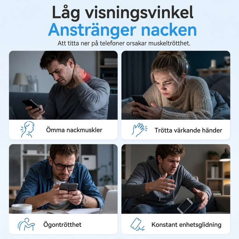 Sött skrivbordsstativ i kaninformat för telefonen