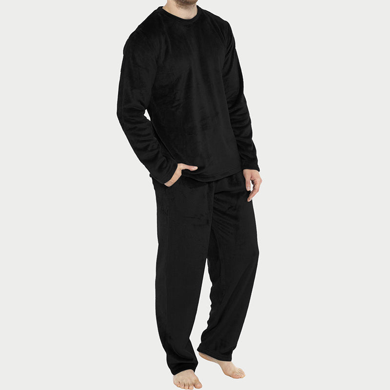 🎁🔥Sista dagen rea 50% RABATT🔥Mysiga termiska velourpyjamas för män✨Fri frakt✨