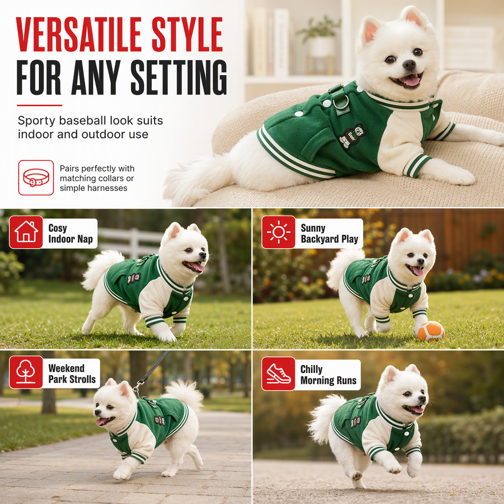 🎄 Tidsbegränsad 50% rabatt 🐾 Mysig hundjacka för små och medelstora hundar – Liten kappa, stor stil