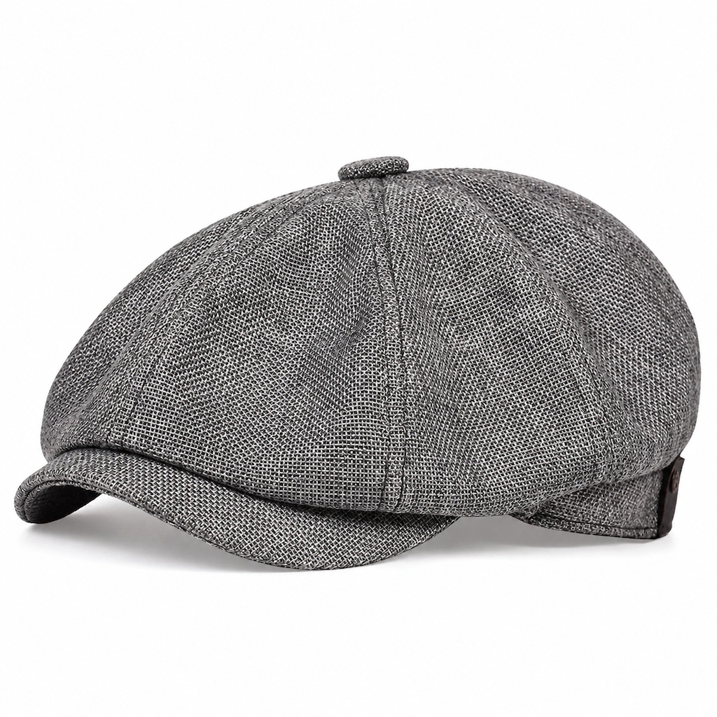 🧢Vintage målarkeps, åttkantig tidningsbudskeps