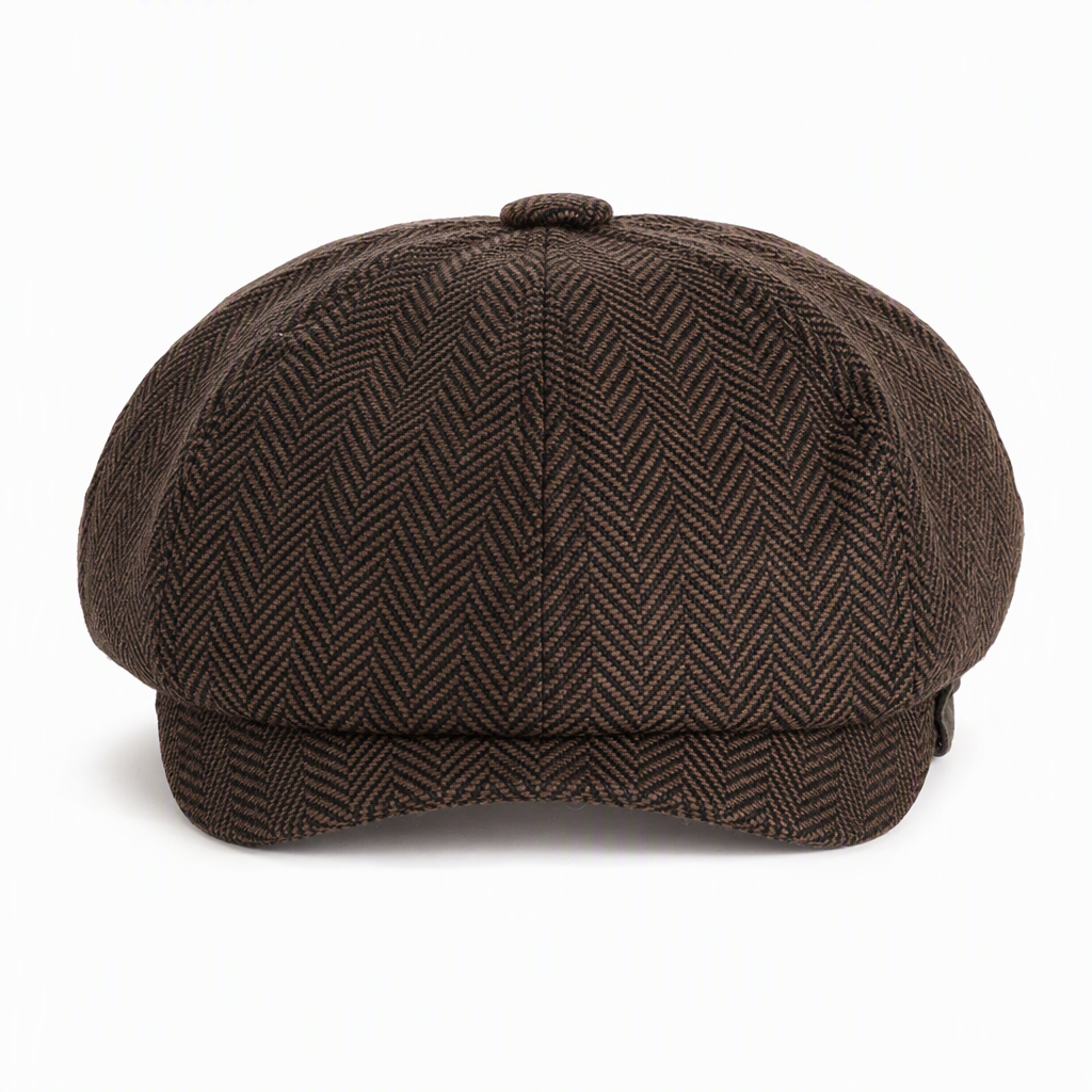 🧢Vintage målarkeps, åttkantig tidningsbudskeps