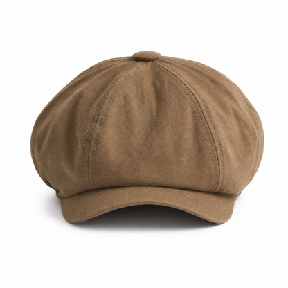 🧢Vintage målarkeps, åttkantig tidningsbudskeps