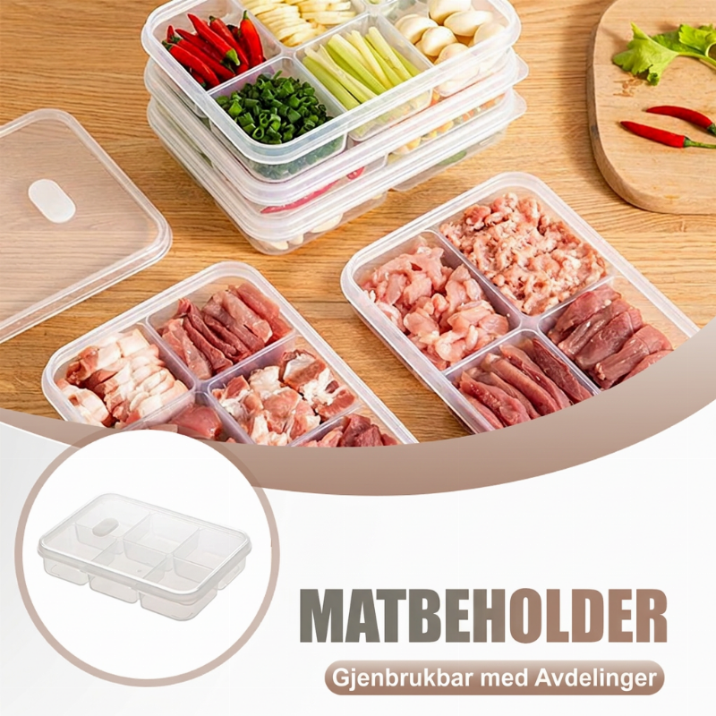 ⏰🔥TIDSBEGRÄNSAT ERBJUDANDE: Köp 1 få 1 gratis ! 🍱 Återanvändbar matbehållare med fackindelning✨3% rabattkod: NOR3