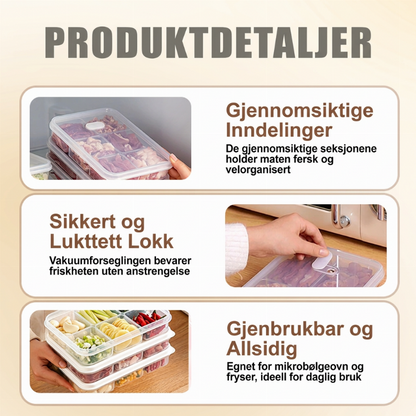 ⏰🔥TIDSBEGRÄNSAT ERBJUDANDE: Köp 1 få 1 gratis ! 🍱 Återanvändbar matbehållare med fackindelning✨3% rabattkod: NOR3