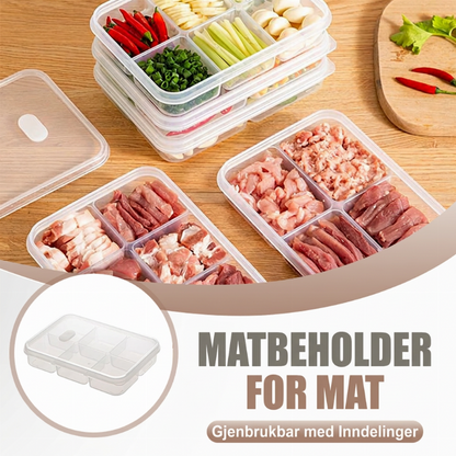 ⏰🔥TIDSBEGRÄNSAT ERBJUDANDE: Köp 1 få 1 gratis ! 🍱 Återanvändbar matbehållare med fackindelning✨3% rabattkod: NOR3