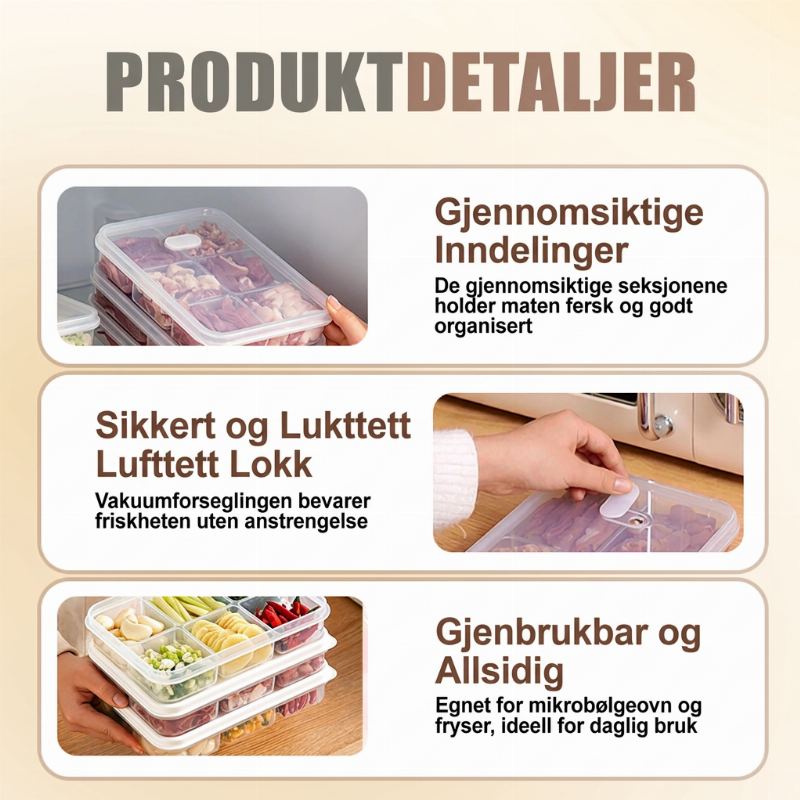 ⏰🔥TIDSBEGRÄNSAT ERBJUDANDE: Köp 1 få 1 gratis ! 🍱 Återanvändbar matbehållare med fackindelning✨3% rabattkod: NOR3