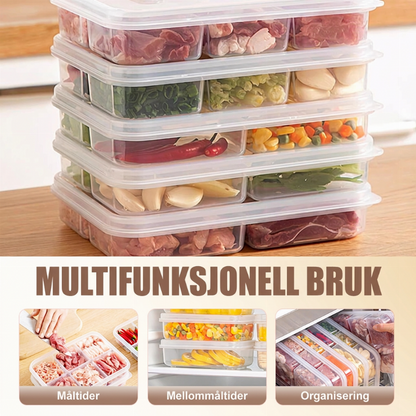 ⏰🔥TIDSBEGRÄNSAT ERBJUDANDE: Köp 1 få 1 gratis ! 🍱 Återanvändbar matbehållare med fackindelning✨3% rabattkod: NOR3