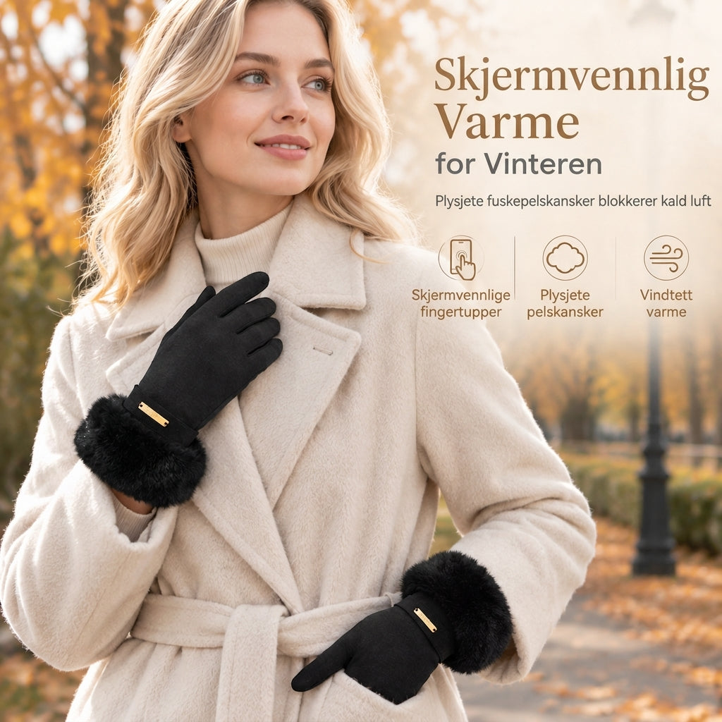 🔥🧤 50% RABATT – Varma vinterhandskar med touchskärm för damer | Vindtäta handskar för cykling och körning✨3% rabattkod: NOR3