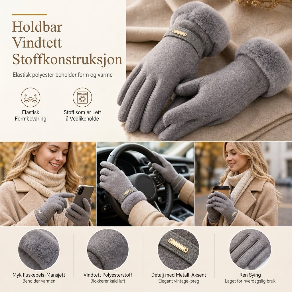 🔥🧤 50% RABATT – Varma vinterhandskar med touchskärm för damer | Vindtäta handskar för cykling och körning✨3% rabattkod: NOR3