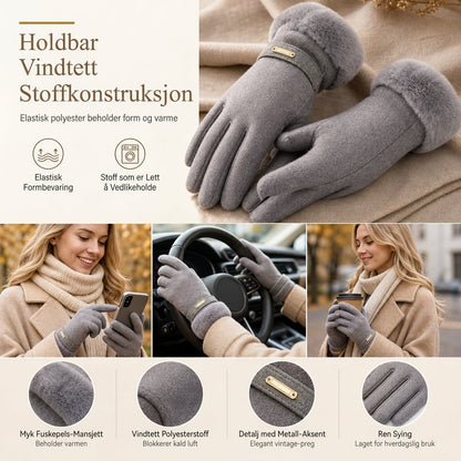 🔥🧤 50% RABATT – Varma vinterhandskar med touchskärm för damer | Vindtäta handskar för cykling och körning✨3% rabattkod: NOR3