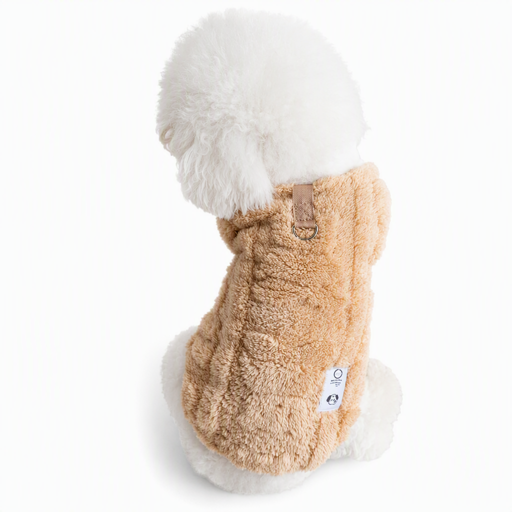 🎁2026 Nyheter 50% RABATT💥Mjuk fleece-husdjursrock – Varm & mysig vinterjacka med koppel-D-ring för små hundar & katter✨3% rabattkod: NOR3