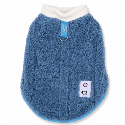 🎁2026 Nyheter 50% RABATT💥Mjuk fleece-husdjursrock – Varm & mysig vinterjacka med koppel-D-ring för små hundar & katter✨3% rabattkod: NOR3