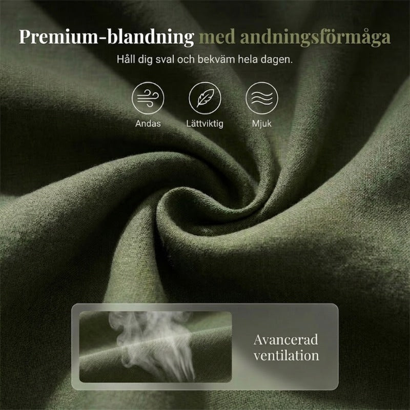 🏖️ 50% RABATT! 👗 Dam V-ringad tunikaklänning – ledig passform, fickor och andningsbar