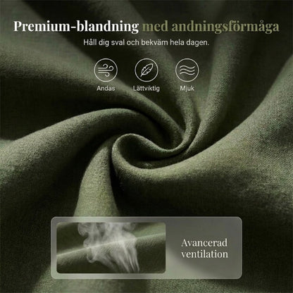 🏖️ 50% RABATT! 👗 Dam V-ringad tunikaklänning – ledig passform, fickor och andningsbar